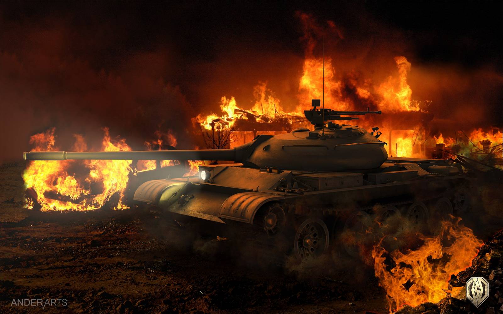 рисунок World Of Tanks Т-54